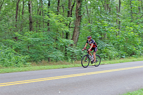 biking, road, outdoors, nature, man, bike, Raccoon Creek State Park