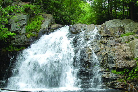 Hickory Run State Park waterfall