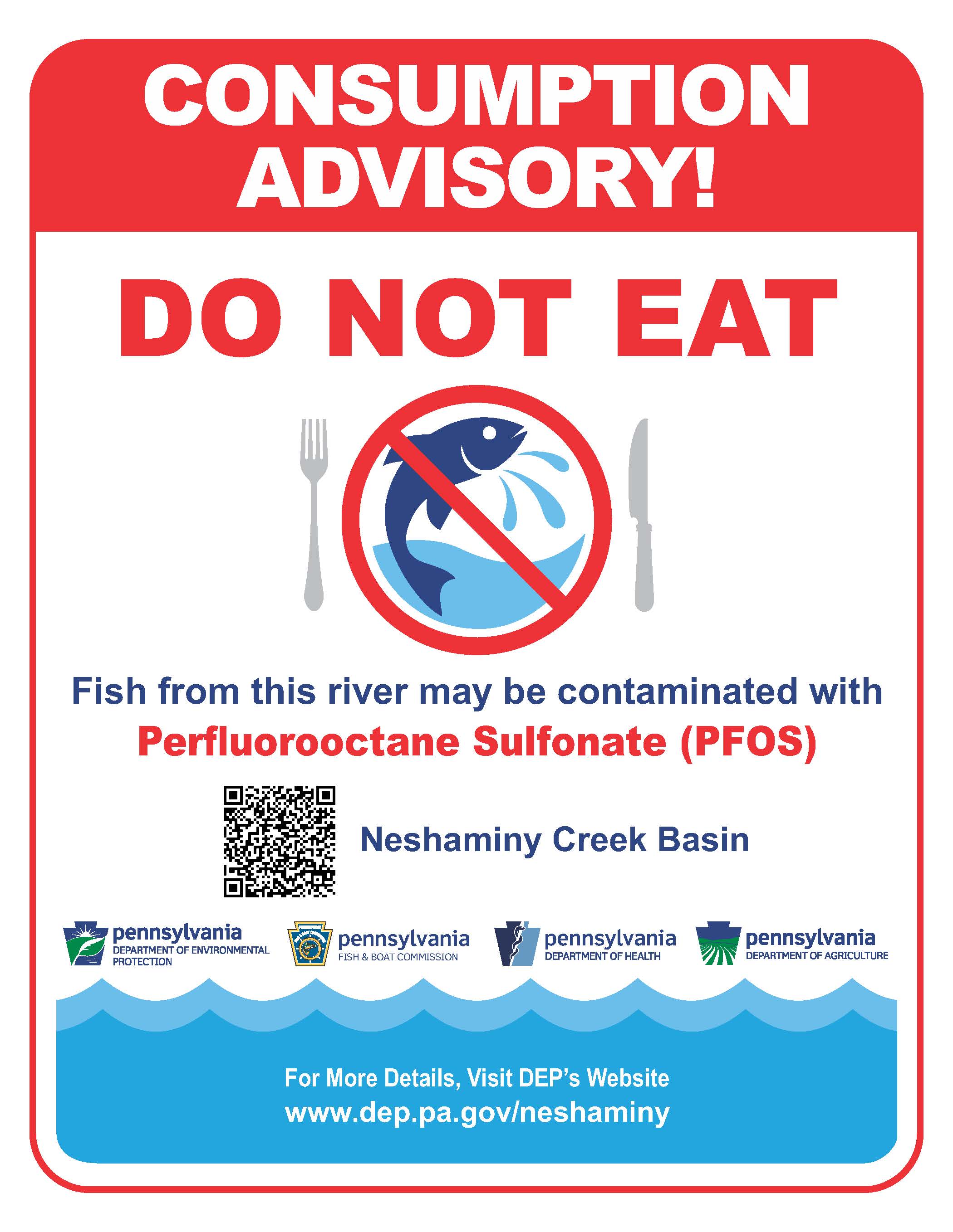 Fish Consumption Advisory Sign document